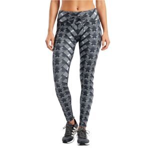 Signatures Gunmetal Gray Basket Weave Athletic Drawstring Leggings Sz L/XL